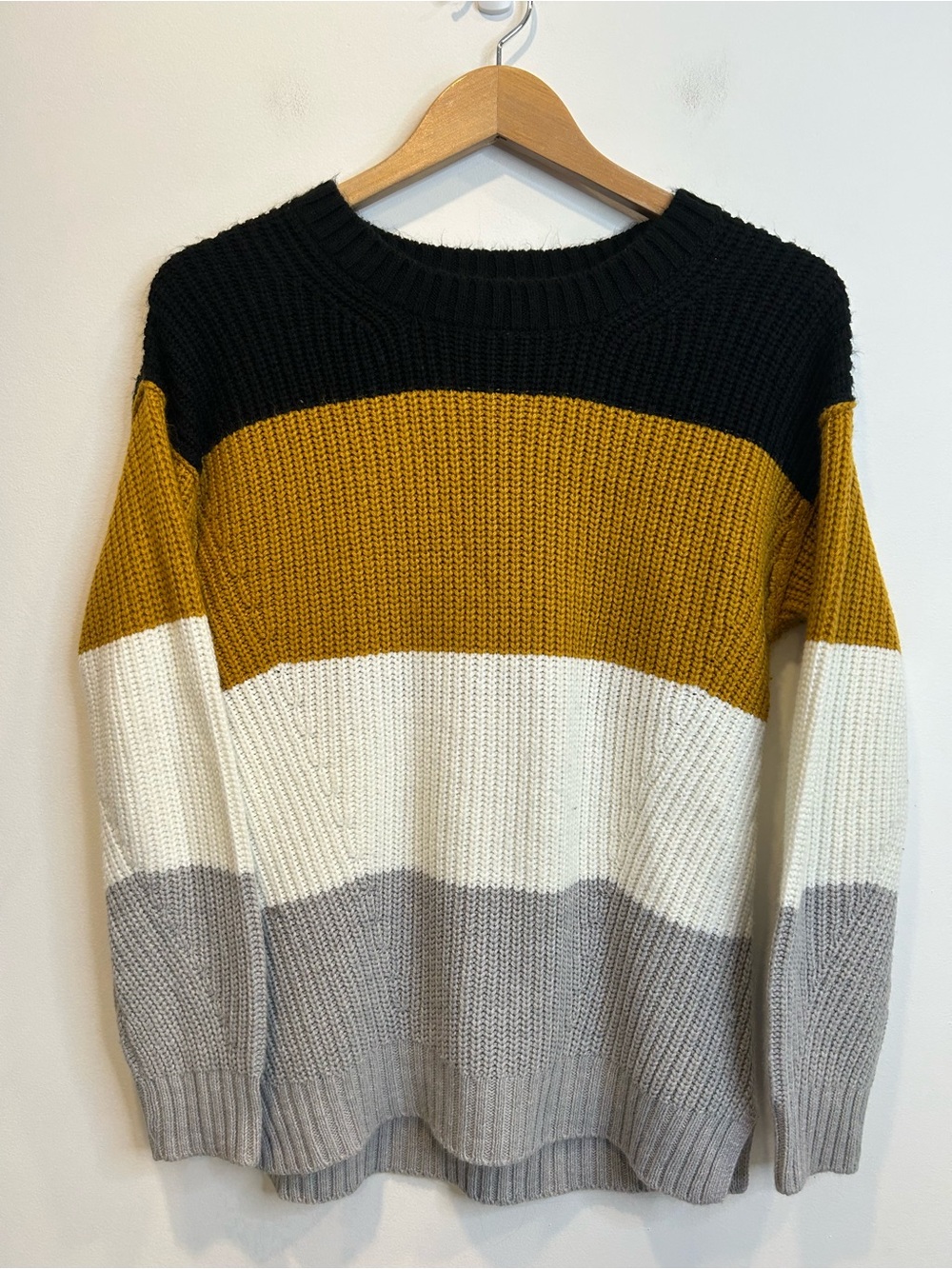 Urban Kids Colourblock striped Knit Sweater